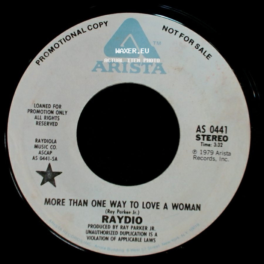 Raydio - Hot Stuff / More Than One Way To Love A Woman side B