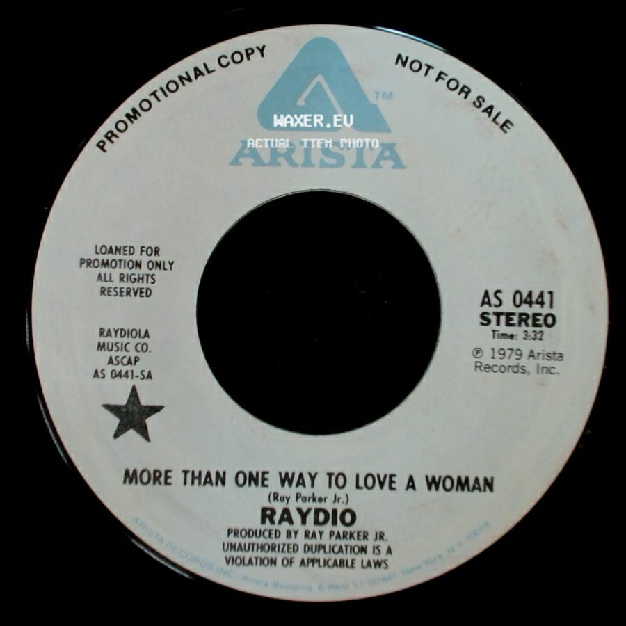 Raydio - Hot Stuff / More Than One Way To Love A Woman side B