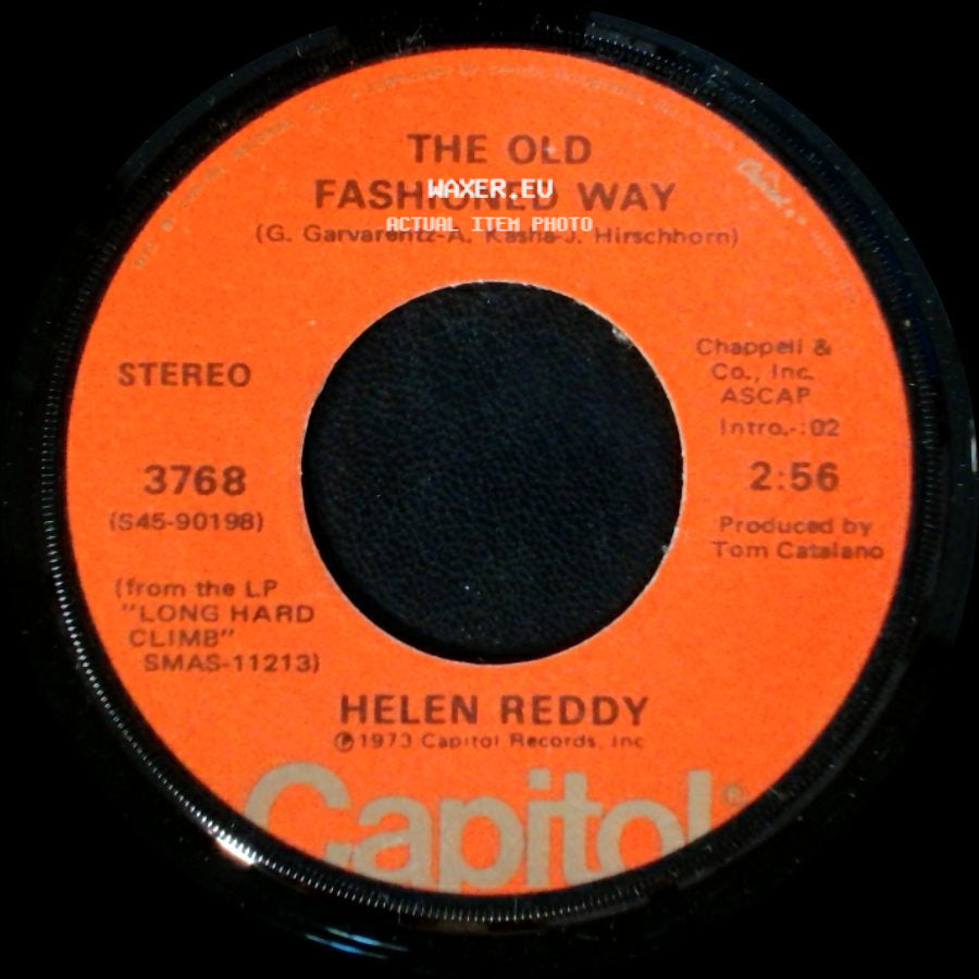 Helen Reddy - The Old Fashioned Way / Leave Me Alone (Ruby Red Dress) side A