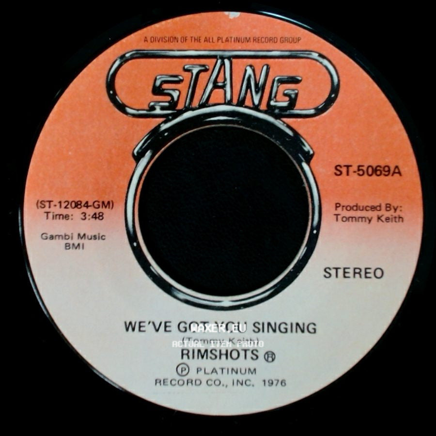 Rimshots - (You Sing) We've Got You Singing / We've Got You Singing side B