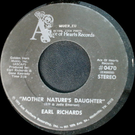 Earl Richards - The Sun Is Shining (On Everybody But Me) / Mother Nature's Daughter side B