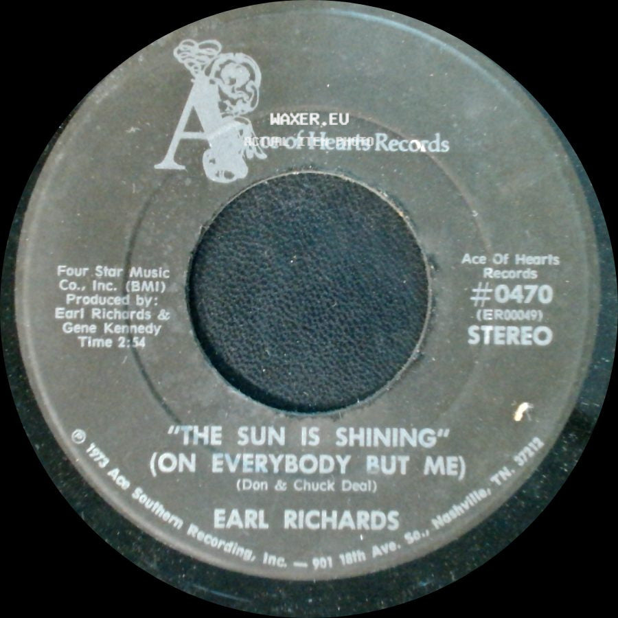 Earl Richards - The Sun Is Shining (On Everybody But Me) / "Mother Nature's Daughter" side A