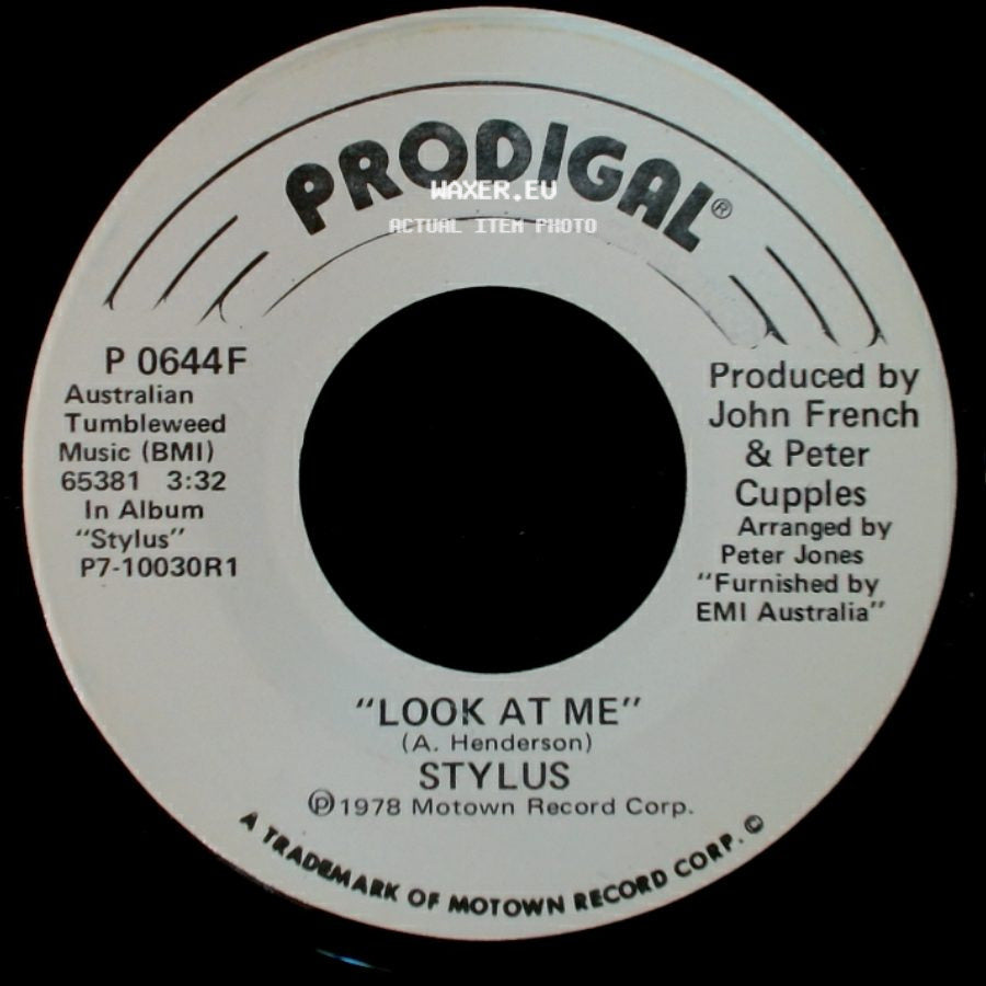 Stylus - Look At Me / Look At Me side A