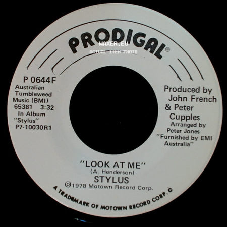 Stylus - Look At Me / Look At Me side B