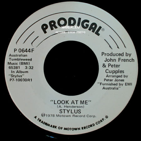 Stylus - Look At Me / Look At Me side A