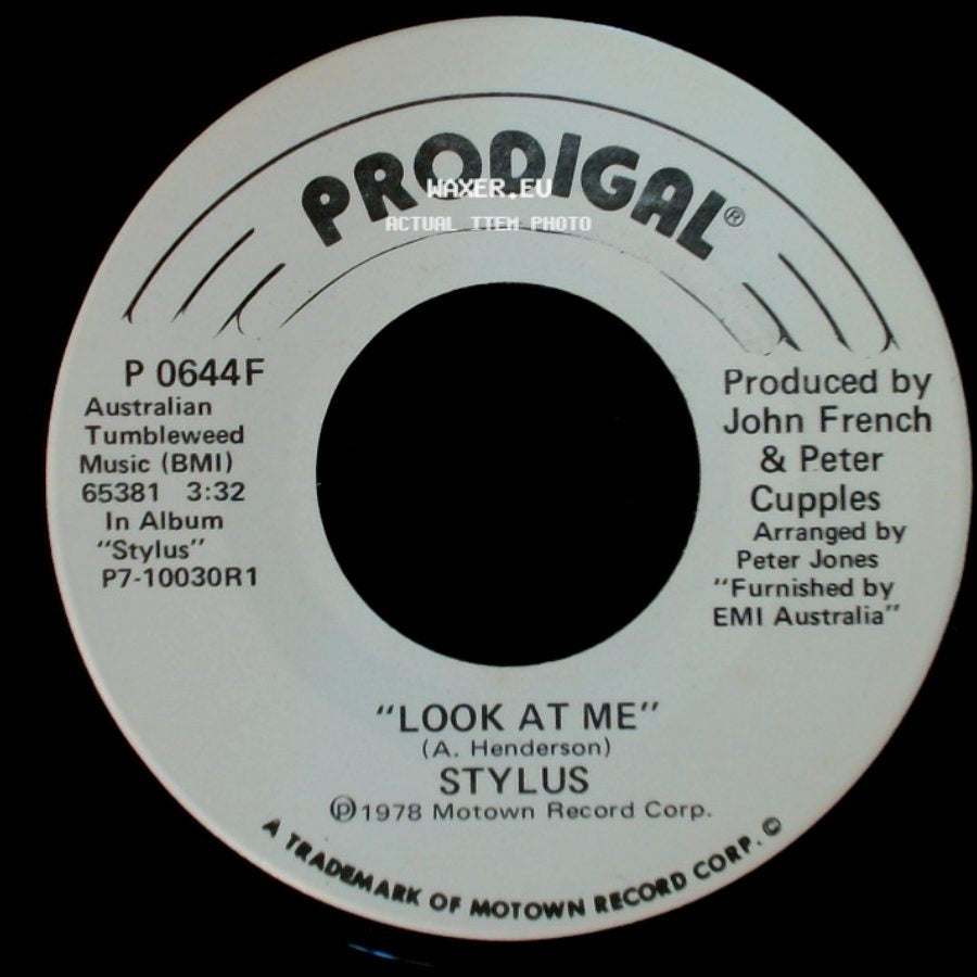 Stylus - Look At Me / Look At Me side B