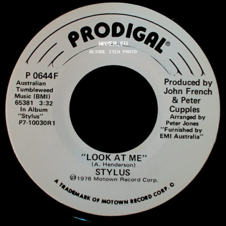 Stylus - Look At Me / Look At Me side A