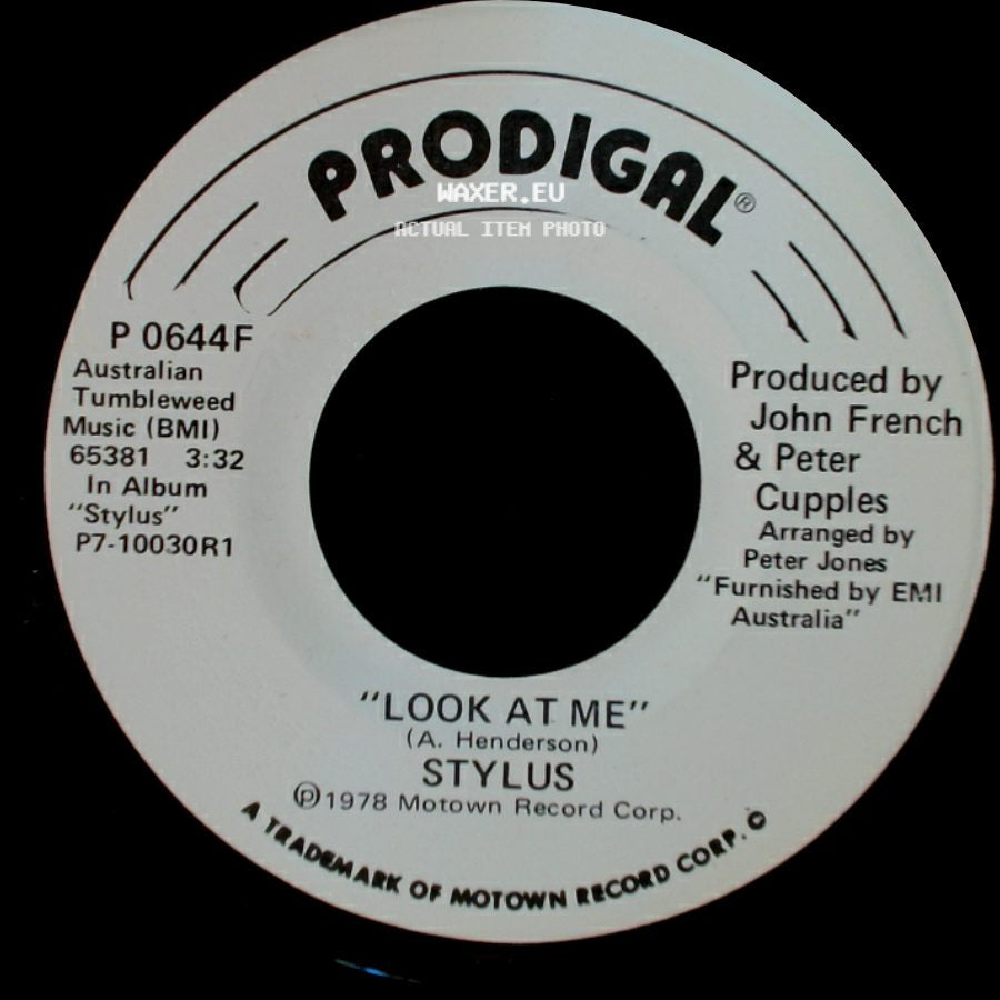 Stylus - Look At Me / Look At Me side A