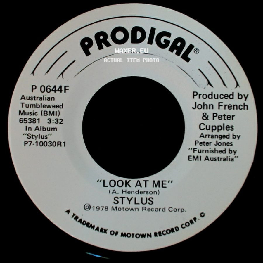 Stylus - Look At Me / Look At Me side B