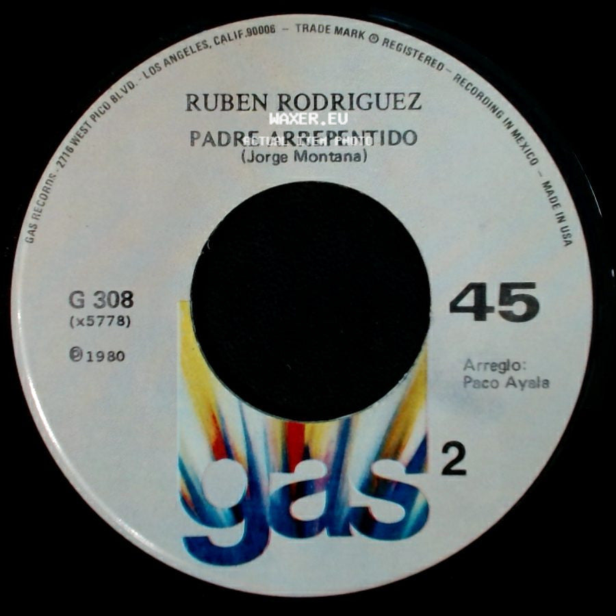Ruben Rodriguez - Las Palabras / Padre Arrepentido side B