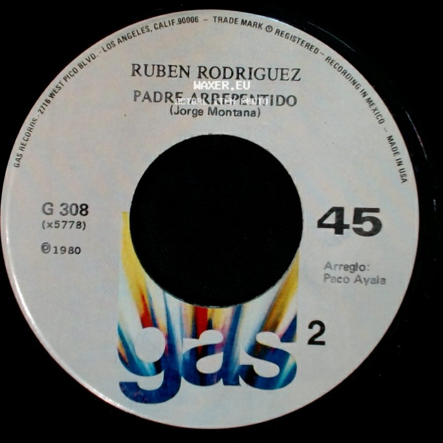 Ruben Rodriguez - Padre Arrepentido / Las Palabras (Jorge Montana) side A