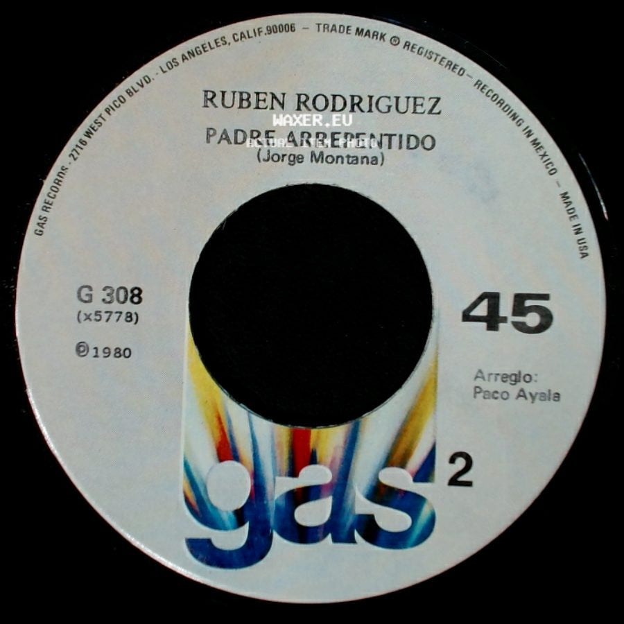 Ruben Rodriguez - Las Palabras / Padre Arrepentido (Jorge Montana) side B