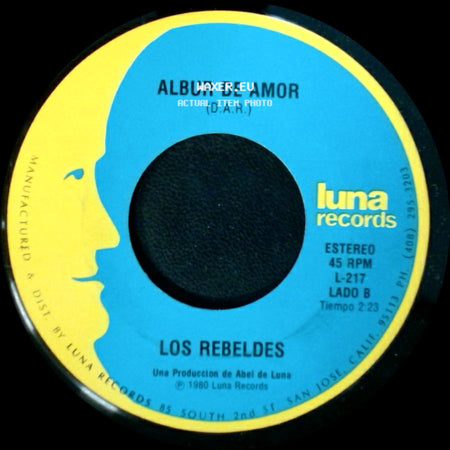 Los Rebeldes - Tu Partida / Albur De Amor side B