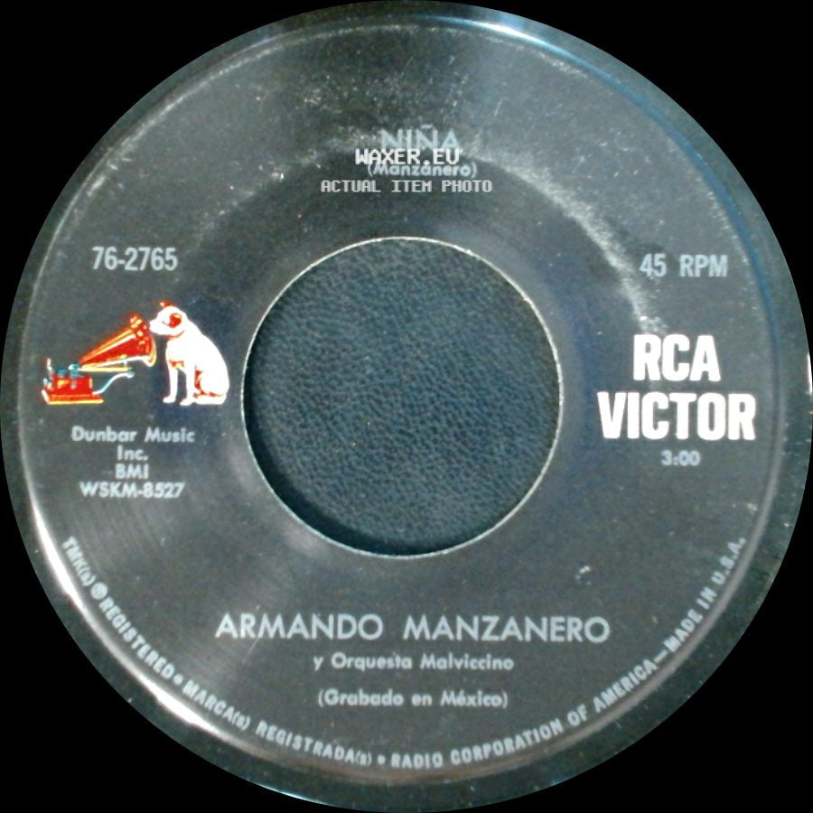 Armando Manzanero / Armando Manzanero Y Orquesta Malviccino - Puedo Morir Mañana / Niña side B