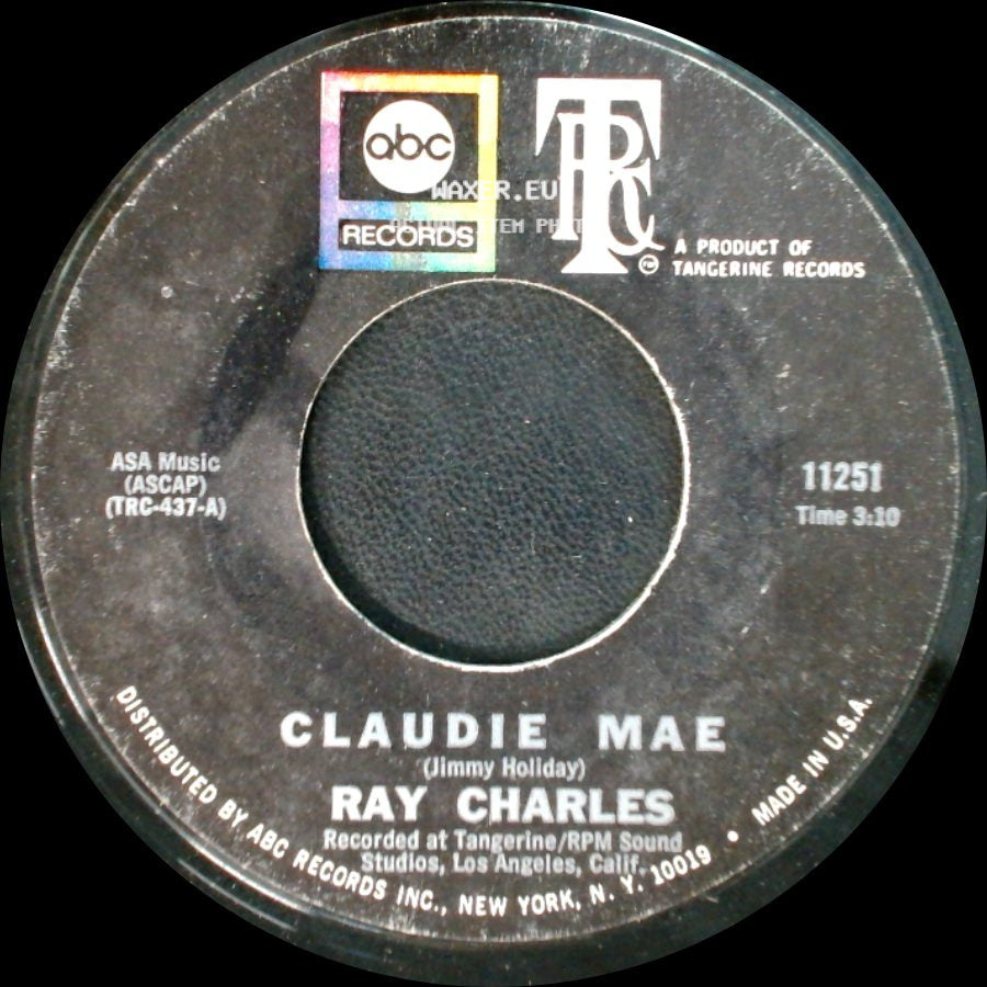 Ray Charles - Claudie Mae / Someone To Watch Over Me side A