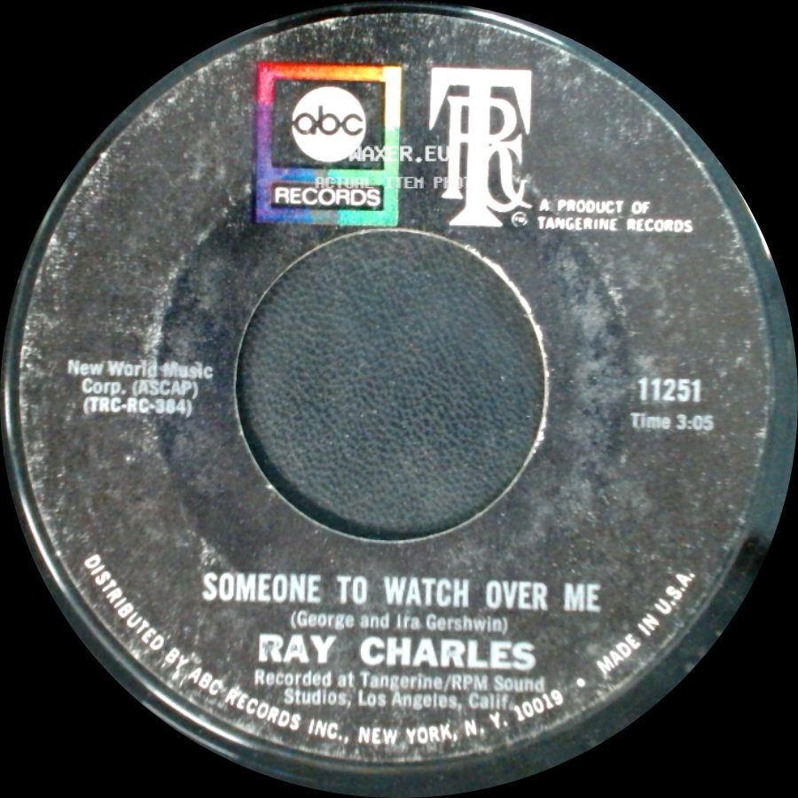Ray Charles - Claudie Mae / Someone To Watch Over Me side B