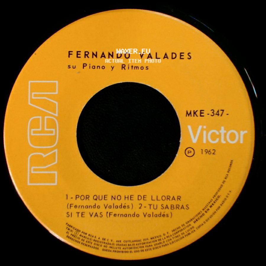 Fernando Valades - Unknown Title A / 1- El Diccionario / 2- Regalo Del Cielo side A