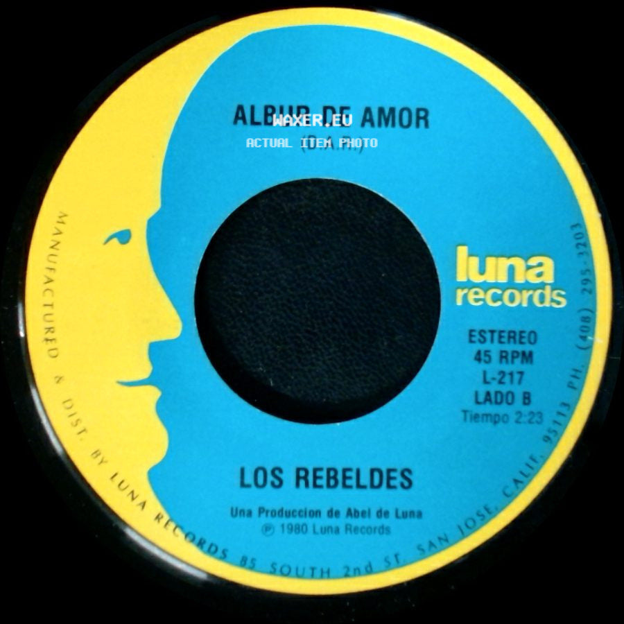 Los Rebeldes - Tu Partida / Albur De Amor (D.A.R.) side B