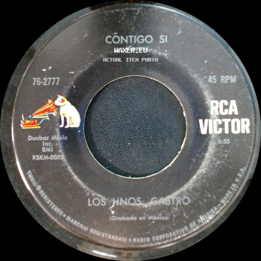 Los Hnos. Castro - Contigo Si / Palabras-Tienes Tus Problems side A