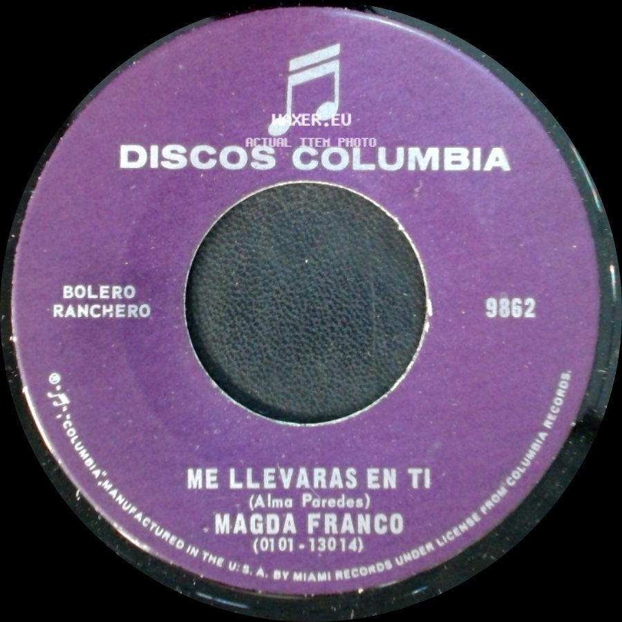 Magda Franco - Me Llevaras En Ti / Bravo side A