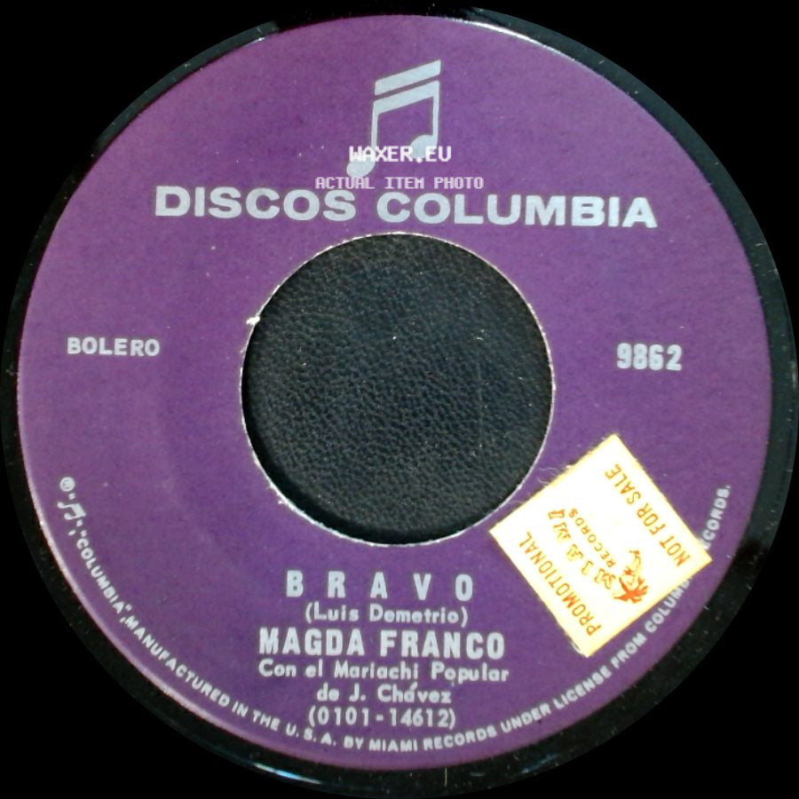 Magda Franco - Me Llevaras En Ti / Bravo side B