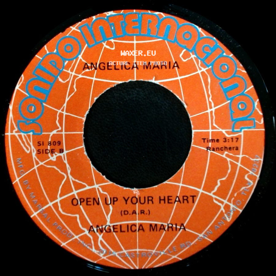 Angelica Maria - Tonto / Open Up Your Heart side B