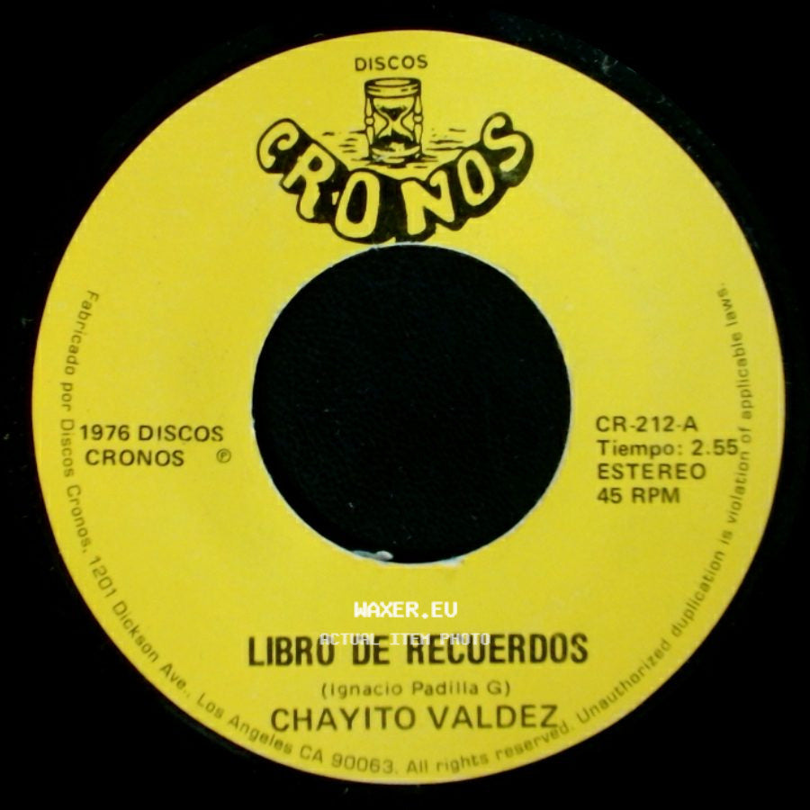 Chayito Valdez - Libro De Recuerdos / La Frontera De Tijuana side A