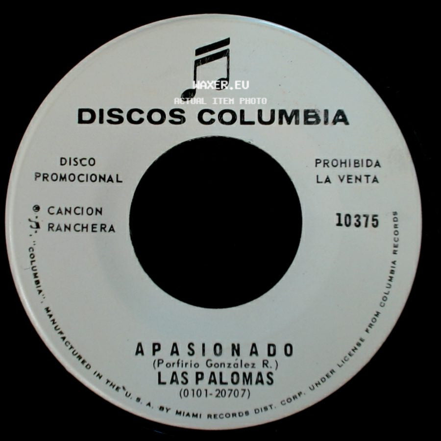 Las Palomas - Apasionado / Saborcito A Mermelada side A
