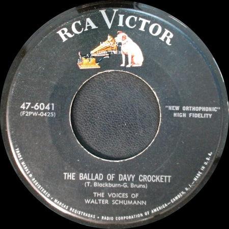 The Voices Of Walter Schumann - Let's Make Up / The Ballad Of Davy Crockett side B