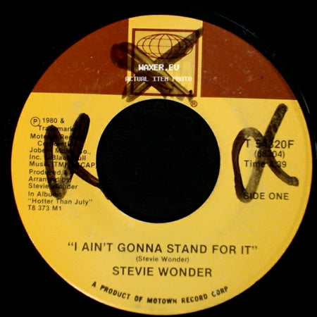 Stevie Wonder - I Ain't Gonna Stand For It / Knocks Me Off My Feet side A