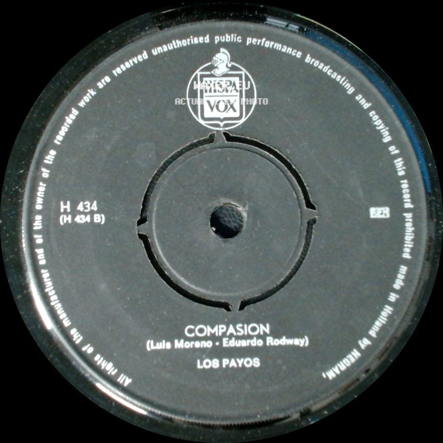 Los Payos - Maria Isabel / Compasion side B