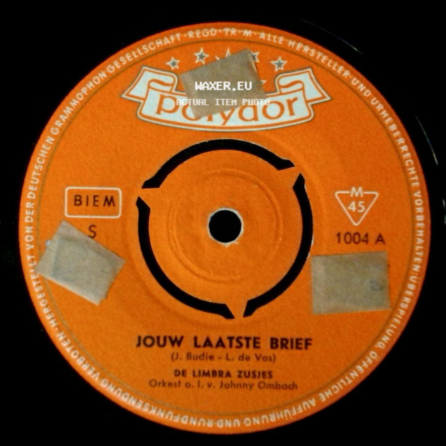 De Limbra Zusjes - Trouw / Jouw Laatste Brief side B