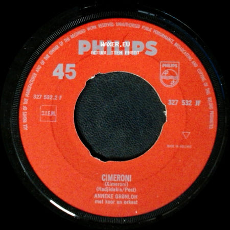 Anneke Grönloh / Anneke Grönlon - Cimeroni / Het Leven Kan Mooi Zijn side A
