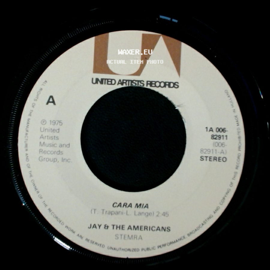 Jay & The Americans - Cara Mia / Gypsy Woman side A