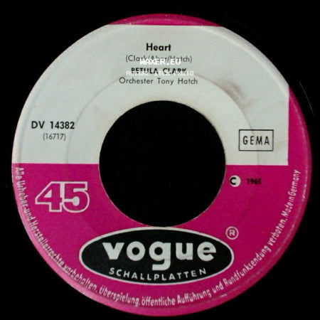 Petula Clark - Heart / You'd Better Come Home side A