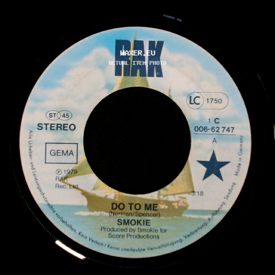 Smokie - Do To Me / Cryin' side A