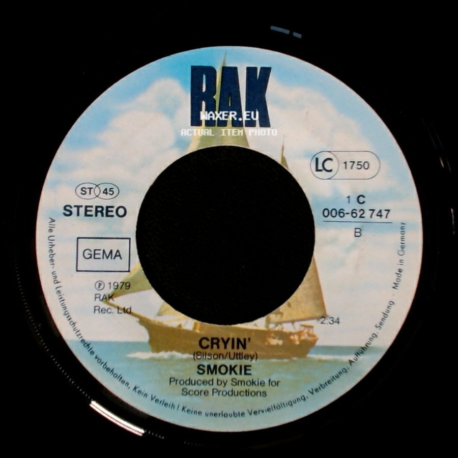 Smokie - Do To Me / Cryin' side B