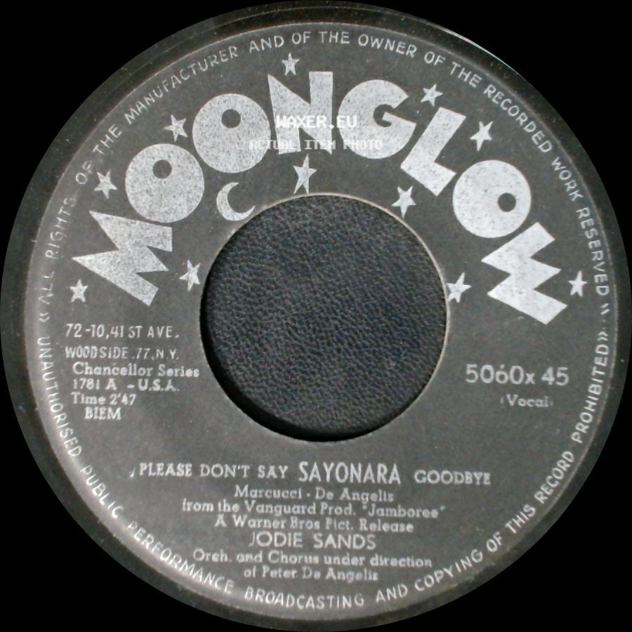 Jodie Sands - If You're Not Completely Satisfied / Please Don't Say Sayonara Goodbye side B