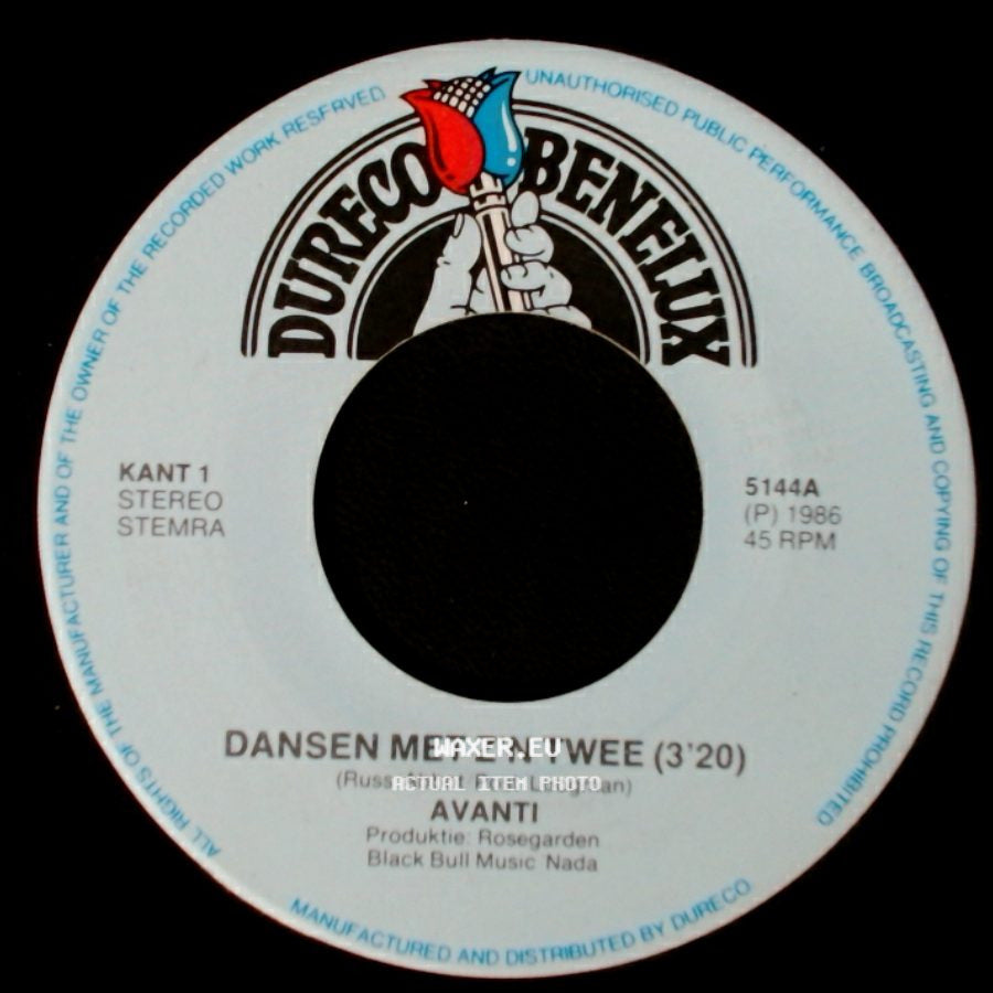 Avanti - Dansen Met Z'n Twee (3'20) / Als Ik Aan Jou Denk side A