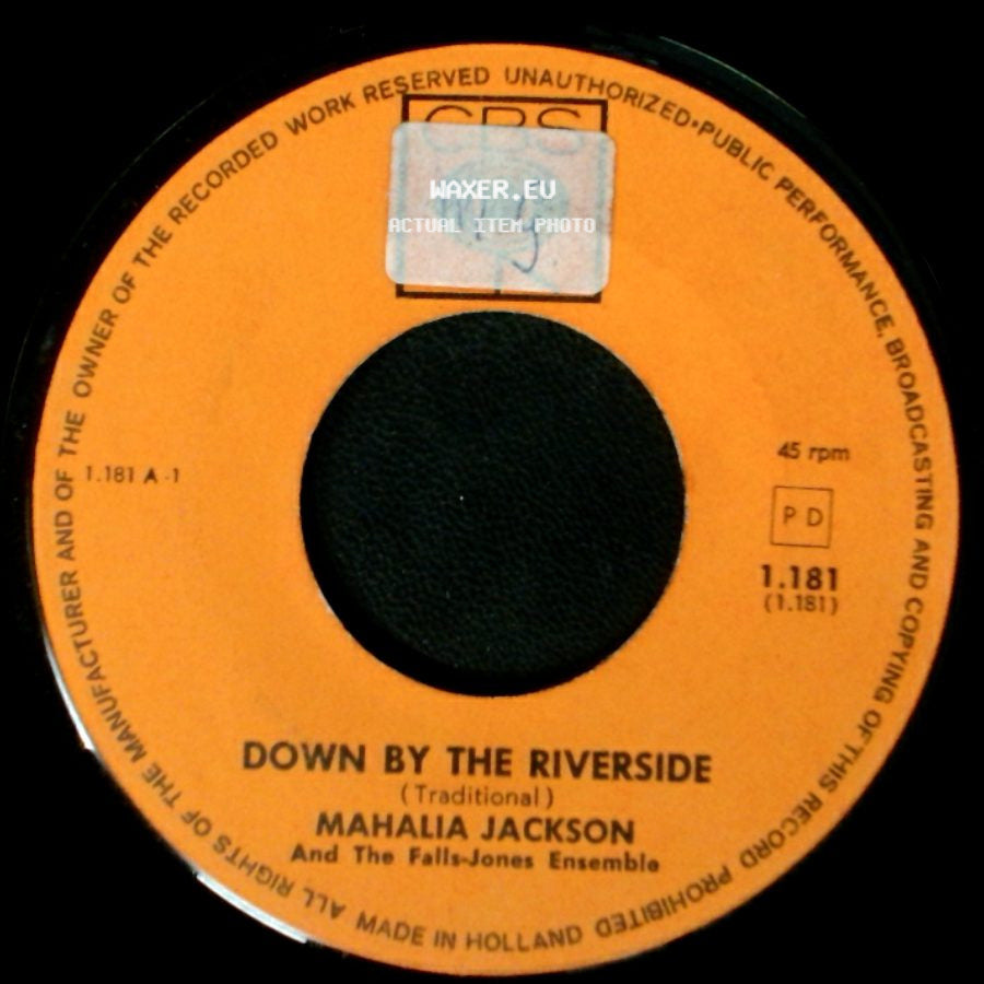 Mahalia Jackson / Mahalia Jackson And The Falls-Jones Ensemble - Let The Church Roll On / Down By The Riverside side B