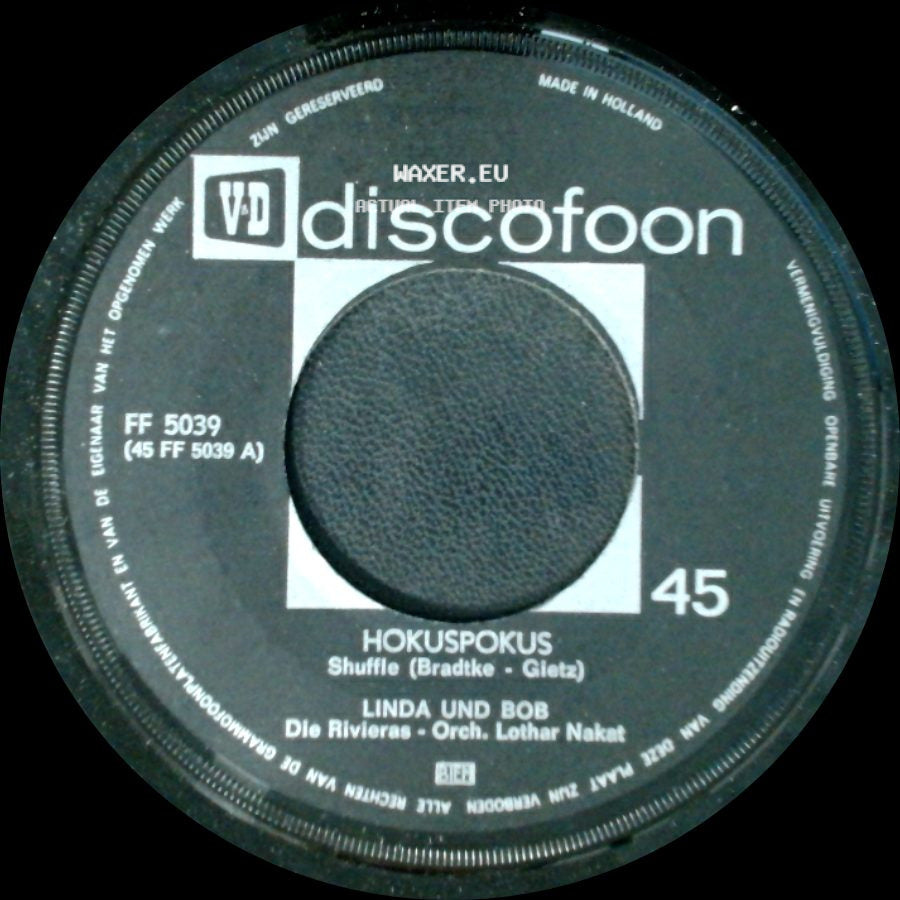 Linda Und Bob / Bob Gerry - Hokus Pokus / Aus Jedem Land Ein Souvenir (Oh, Josefine) side A