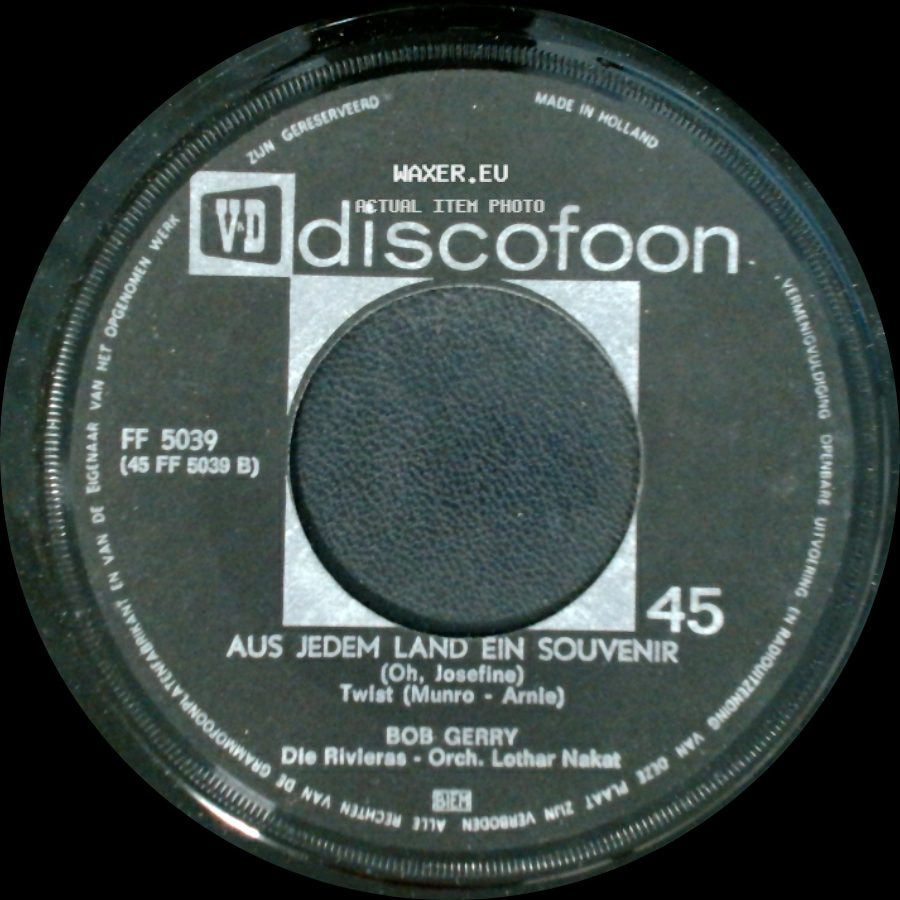Linda Und Bob / Bob Gerry - Hokus Pokus / Aus Jedem Land Ein Souvenir (Oh, Josefine) side B