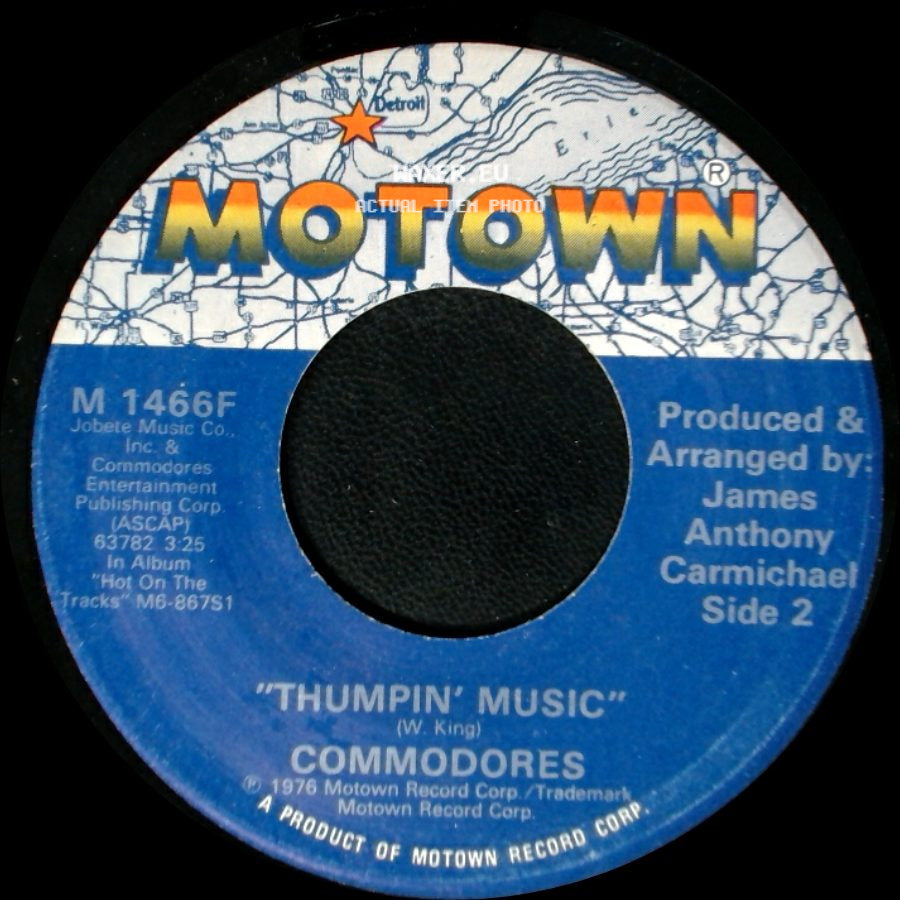 Commodores - Sail On / Thumpin' Music side B