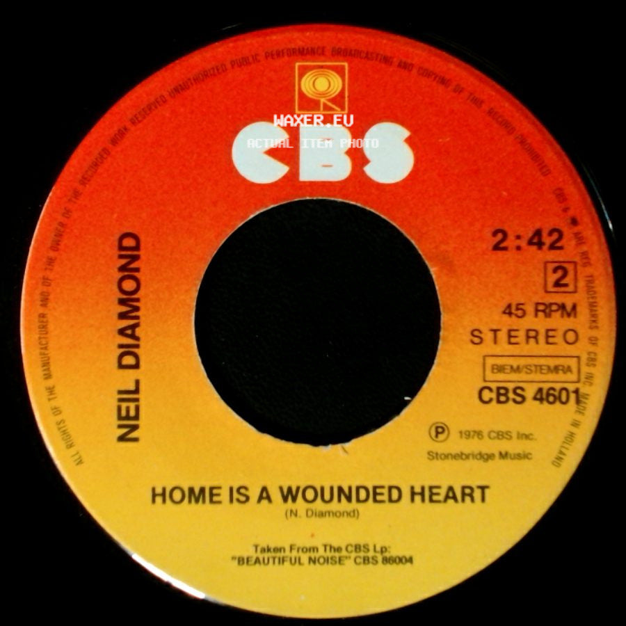 Neil Diamond - Home Is A Wounded Heart / Beautiful Noise side A