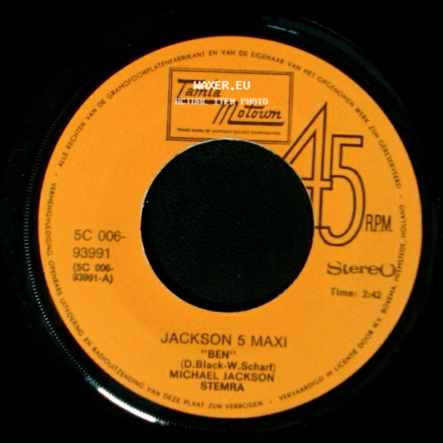 Michael Jackson / The Jackson 5 - Ben / Lookin' Through The Windows / Little Bitty Pretty One side A