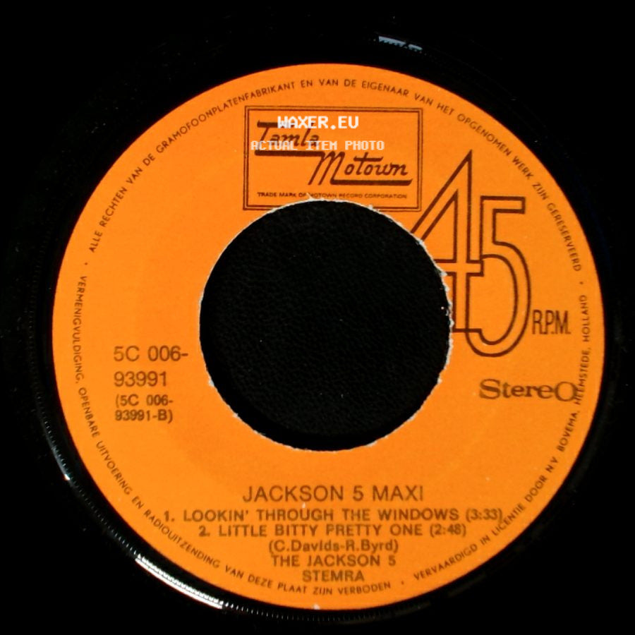 Michael Jackson / The Jackson 5 - Ben / Lookin' Through The Windows / Little Bitty Pretty One side B