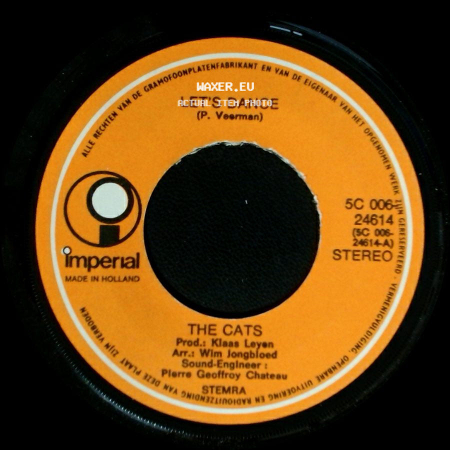 The Cats - I've Been In Love Before (C. Veerman) / Let's Dance side B
