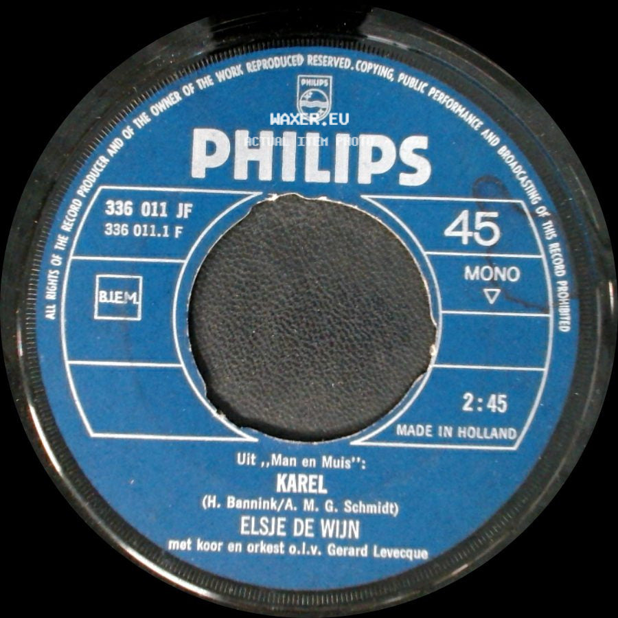 Elsje De Wijn - Oorspronkelijk / Karel side B