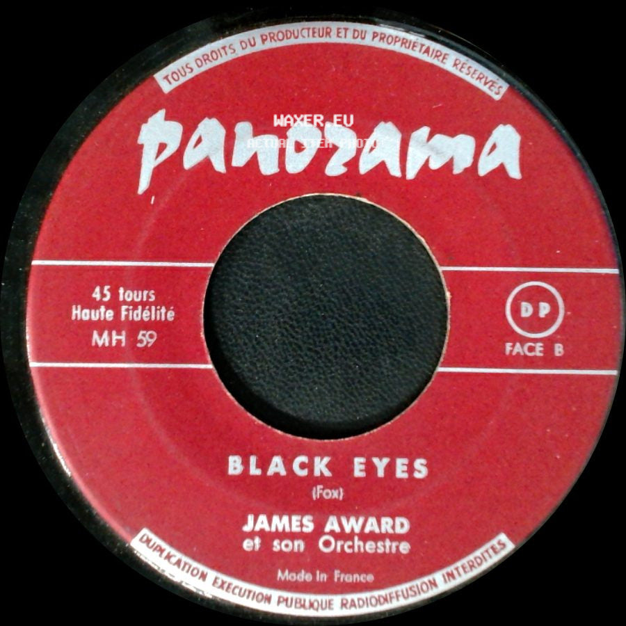 James Award Et Son Orchestre / Raymond Falgayrac - Black Eyes / Bleu, Blanc, Blond side A