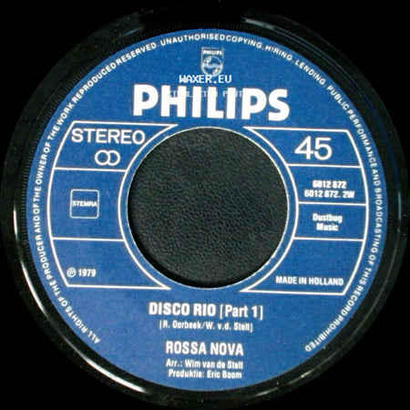 Rossa Nova - Disco Rio [Part 1] / Kokosnoot, Frikandel [Amsterdao Ten Coracao] side A